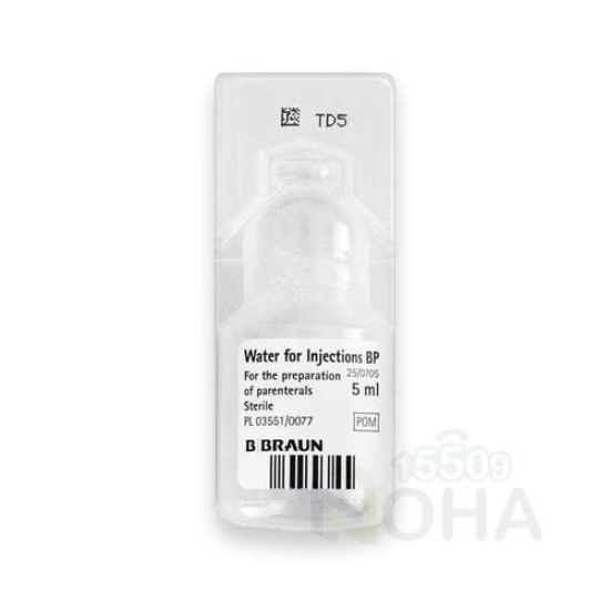 WATER FOR INJECTION 5 ML 4.5