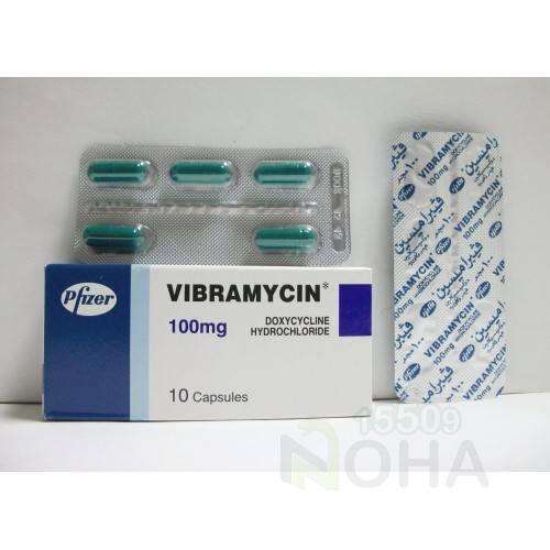 VIBRAMYCIN 100 MG 10 CAP 65 LE