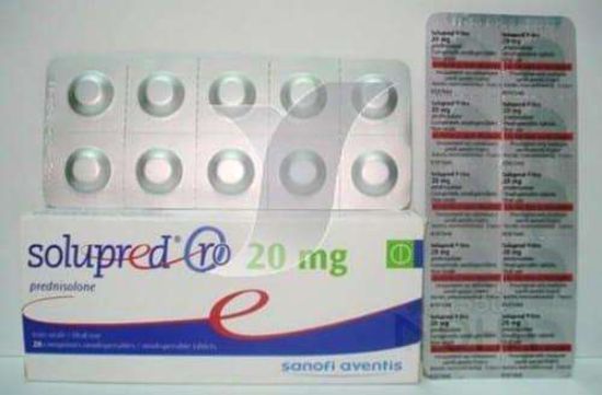 SOLUPRED OR 20 MG 20 TAB142 LE