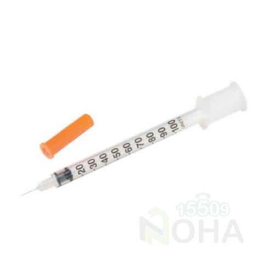 SYRINGE INSULIN 10 SYRING كوري برتقالي