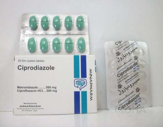 CIPRODIAZOLE 20 TAB 500 MG 148 LE