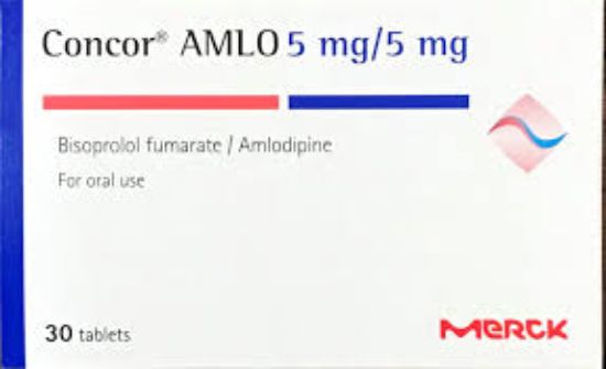CONCOR AMLO 5/5 MG 30 TAB 210 LE