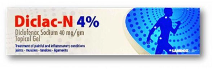 DICLAC-N 40 MG GEL 50 GM 72 LE