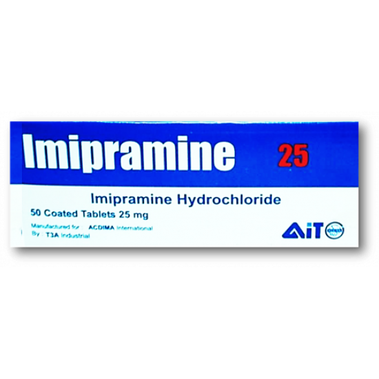 IMIPRAMINE 25 MG 50 TAB 52.5 LE