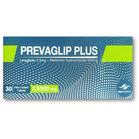 PREVAGLIP PLUS 2.5/500 MG 30 TAB 178.5 LE