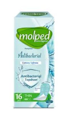 MOLPED ANTIBACTERIAL THIN DAY 16 PCS
