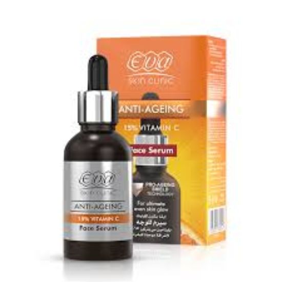 EVA SKIN CLINIC ANTI-AGEING FACE SERUM WITH VITAMIN C 15% 30ML