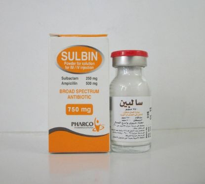SULBIN 750 MG VIAL 23 LE
