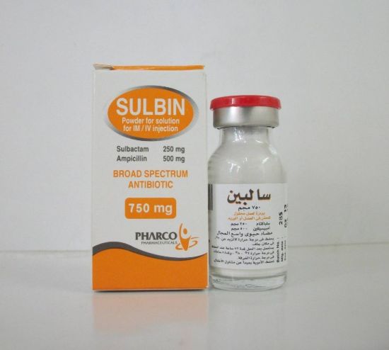 SULBIN 750 MG VIAL 23 LE