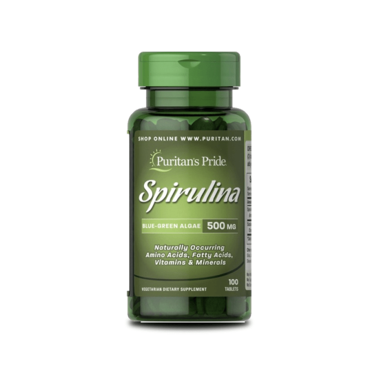 SPIRULINA 500 MG 100 TAB PURITANS PRIDE