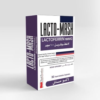 LACTO-MASH 100 MG LACTOFERRIN 30 CAPS 165 LE