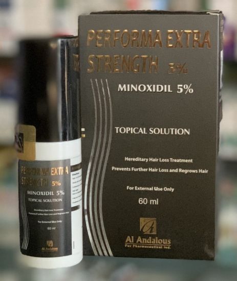PERFORMA EXTRA STRENGTH 5% TOP. SOLN. 60 ML 105 LE