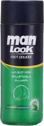 MAN LOOK FOOT POWDER WITH ALOE VERA, 50 GM