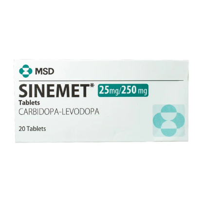 SINEMET 25/250 MG 20 CAPS 122 LE