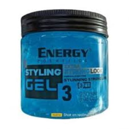 ENERGY STYLING EXTRA STRONG LOOK GEL 250GM (3)ازرق