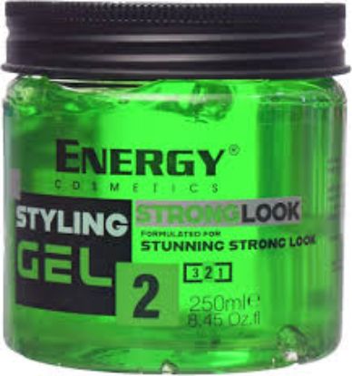 ENERGY STYLING STRONG LOOK GEL 250 GM (2)اخضر