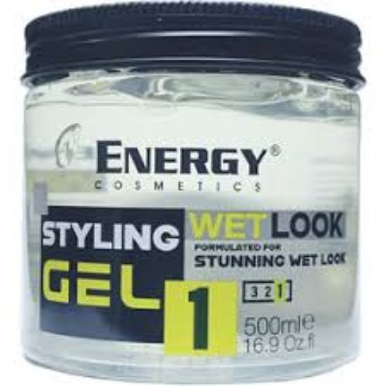 ENERGY STYLING WET LOOK GEL 250 GM (1)ابيض