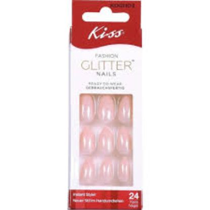 KISS FASHION GLITTER 24 NILS (KOGN01C)اظافر