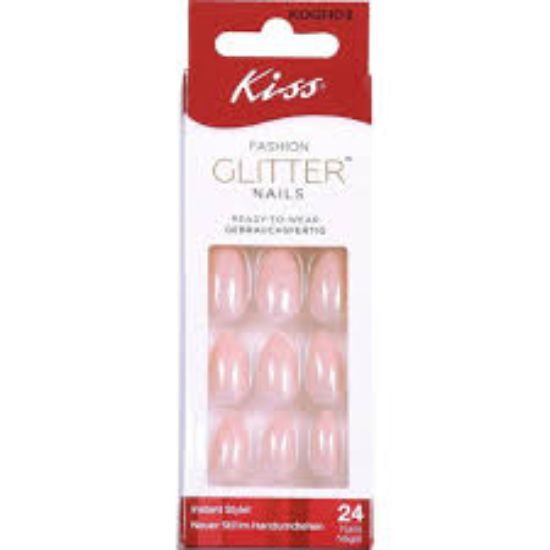 KISS FASHION GLITTER 24 NILS (KOGN01C)اظافر