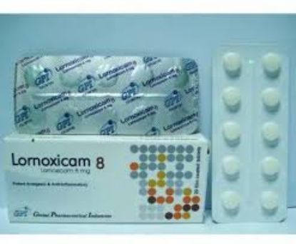LORNOXICAM 8 MG 20 TAB 72 LE