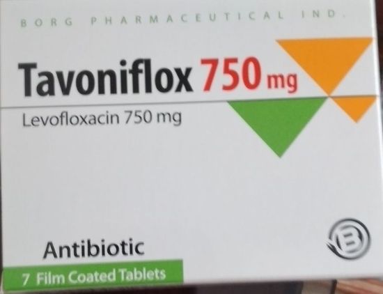 TAVONIFLOX 750 MG 7 TAB 45 LE