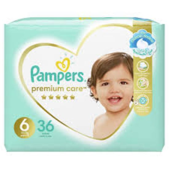PAMPERS PREMIUM 6-38 ابيض
