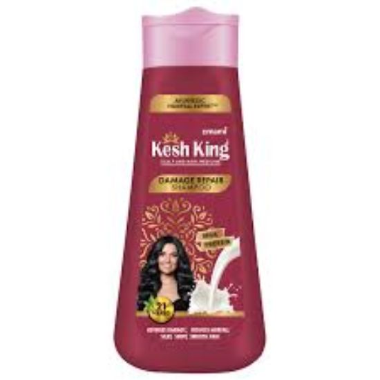 KESH KING DAMAGE REPAIR SHAMPOO 340 ML بالبروتين