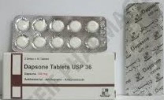 DAPSON 100 MG 20 TAB 158 LE