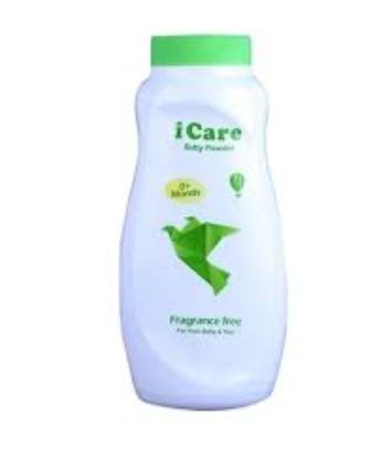 I Care Body Powder 200 Gmاخضر بدون رائحه