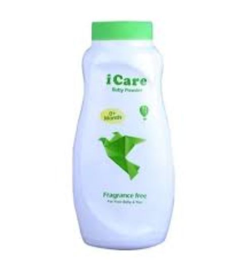 I Care Body Powder 200 Gmاخضر بدون رائحه