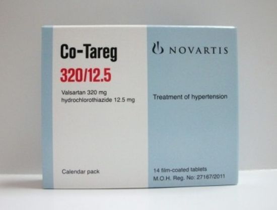 CO-TAREG 320/12.5 MG 14 TAB 170 LE