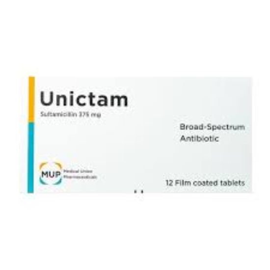 UNICTAM 375 MG 12 TAB 83 LE
