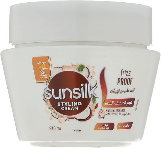 SUNSILK HAIR CREAM WITH COCONUT OIL 210ML