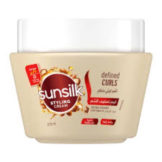 SUNSILK STYLING WITH ARGAN OIL HAIR CREAM 210ML