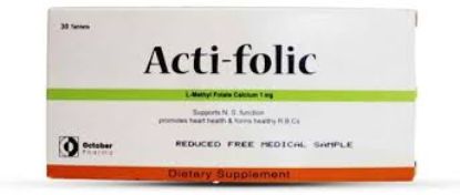 ACTI FOLIC 30 TAB 55 LE