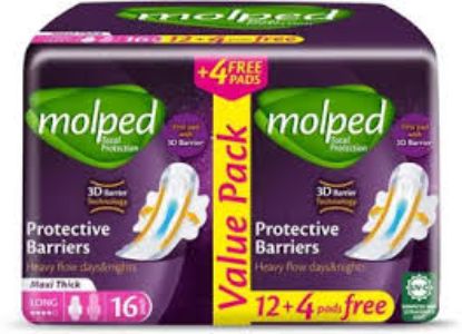 MOLPED TOTAL PROTECTION MAXI LONG 12+4 PADS