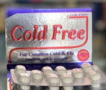 COLD FREE 20 TABLETS 50 LE