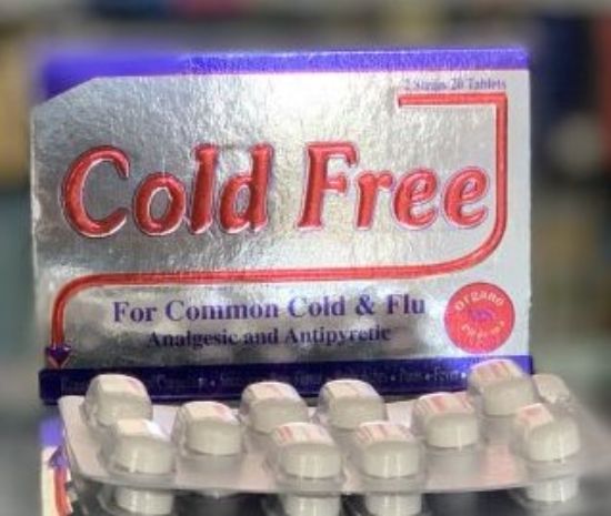 COLD FREE 20 TABLETS 50 LE