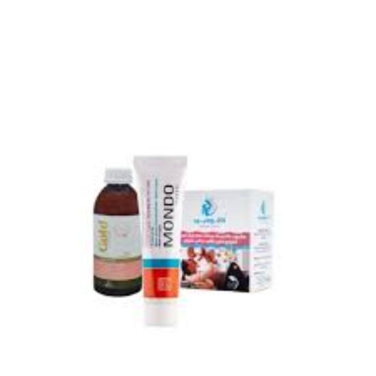 GOLD CLEANSER+MONDO CREAM+LACTOHERB SACHETS