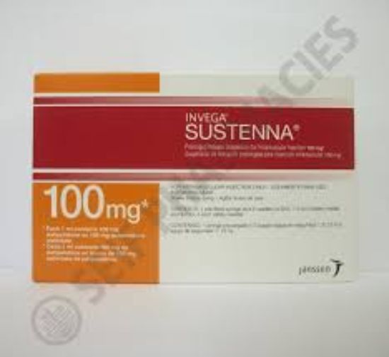 INVEGA 100 MG AMP 3800 LE