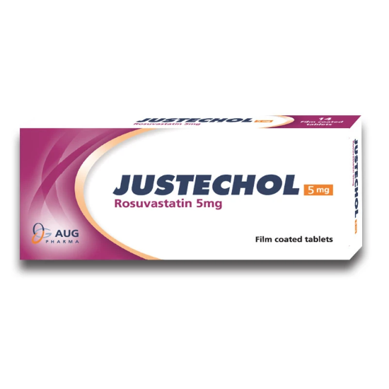 JUSTECHOL 5 MG 28 TAB 96 LE