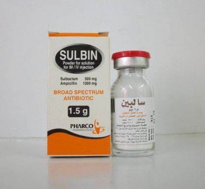 SULBIN 1500 MG VIAL 34.5 LE