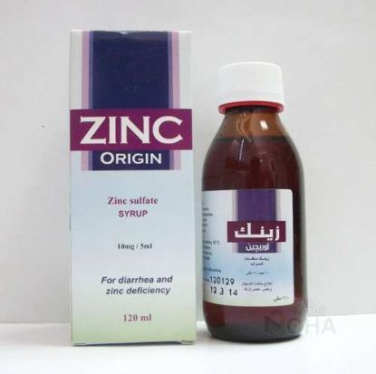 ZINC ORIGIN 0.2GM/100ML SYRUP 120 ML 19 LE