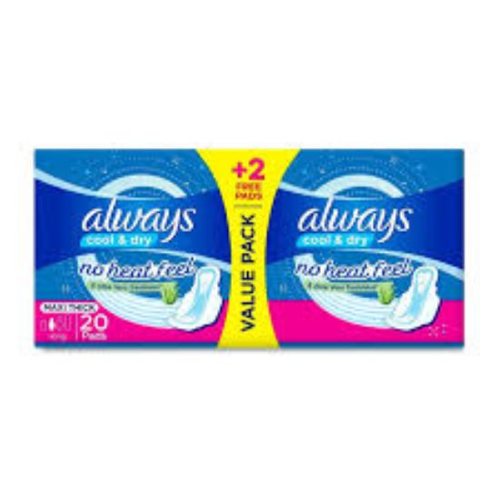 ALWAYS MAXI THICK LONG 20 PADS