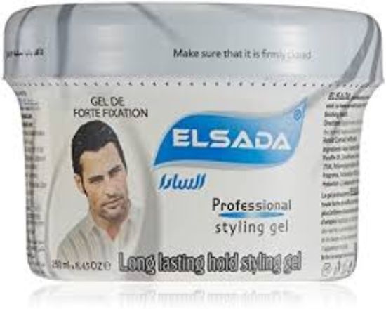 ELSADA PROFESSIONAL STYLING GEL 250ML فضي