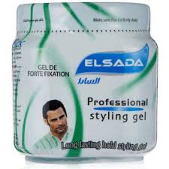 ELSADA PROFESSIONAL STYLING GEL 500ML الاخضر