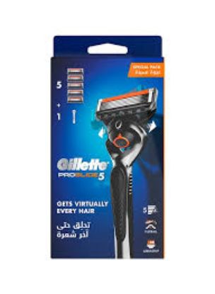 GILLETTE PROGLIDE 5 FUSION 5موس+يد هديه ماكينه