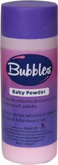 BUBBLES BABY POWDER 100GM بودرة