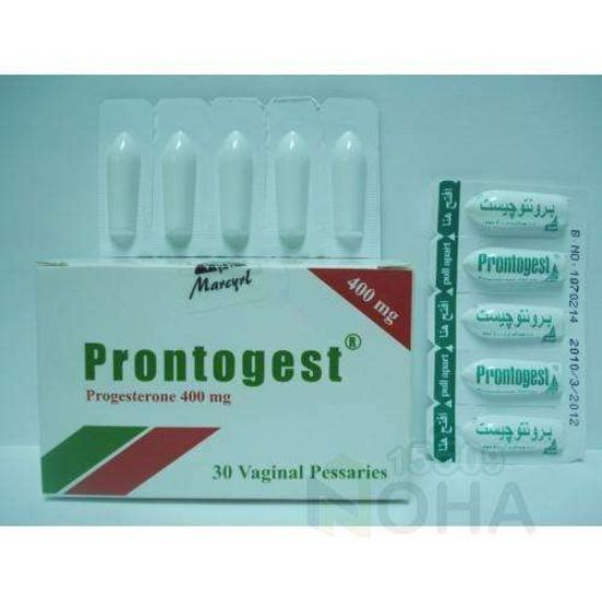 PRONTOGEST 400 MG 30 VAG SUPP 372 LE