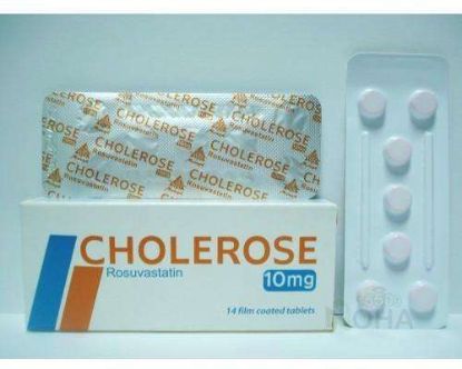 CHOLEROSE 10 MG 21 TAB 3 STR 61.5 LE